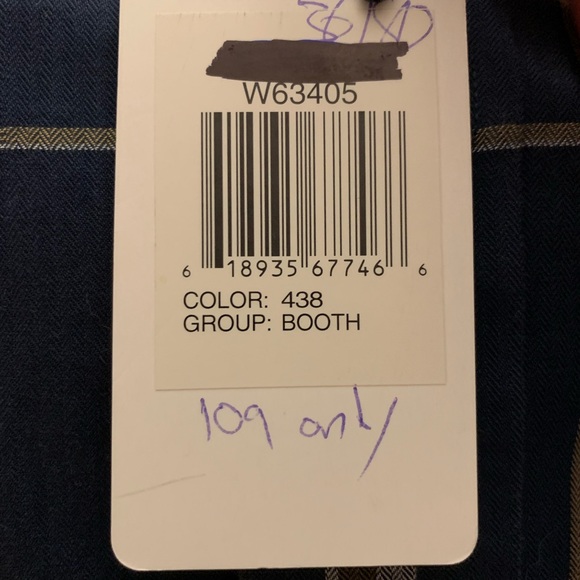 NWT BLUE PLAID NAUTICA BUTTON DOWN - MEDIUM - Picture 6 of 6